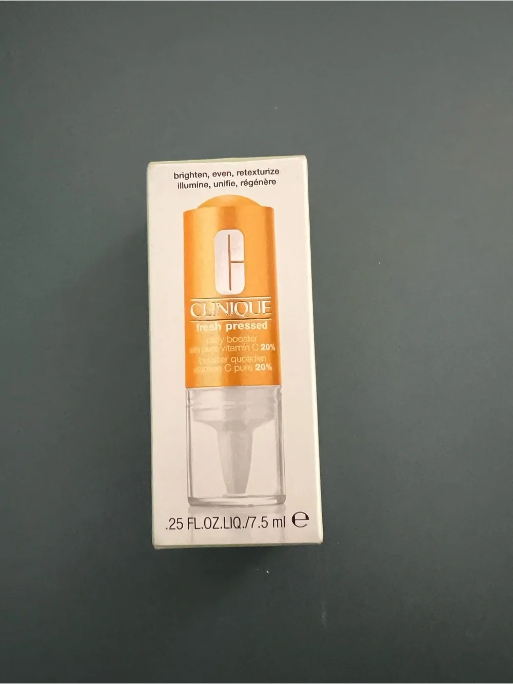 NIB Clinique Fresh Pressed Daily Booster w/ Pure Vitamin C 20% (.25 fl oz/7 ml)